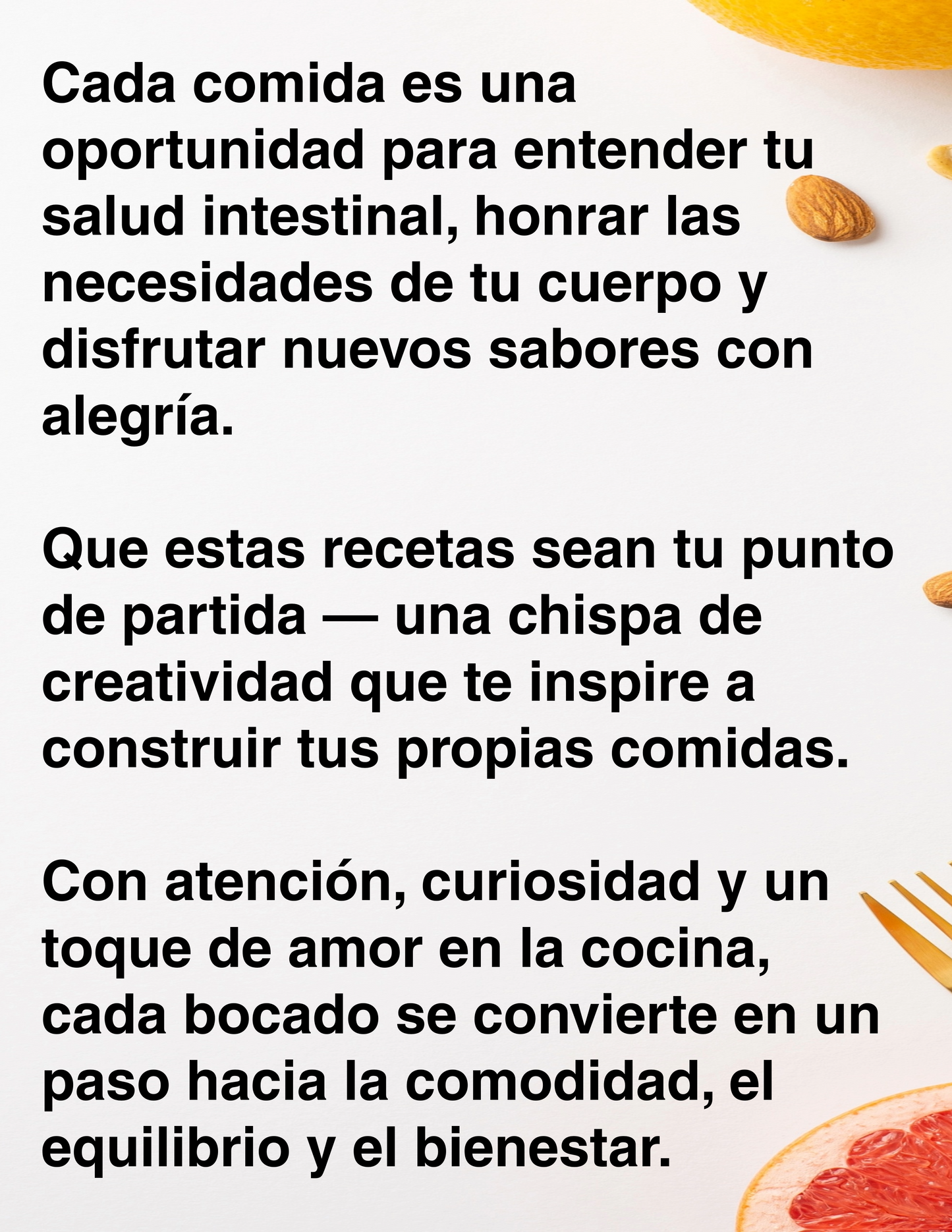 Guía de Recetas Iniciales de Loving Esther